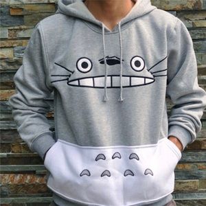 TOTORO Cartoon Long Sleeve Hoodie Pullover Sweater